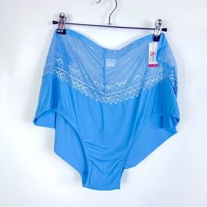 Ashley Stewart Light Blue Lace Panty